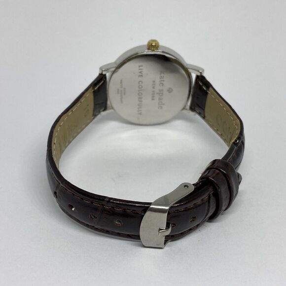 Kate Spade New York 0005 Women Dark Brown Leather Analog Dial Quartz Watch EY138 main image 8